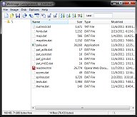 Files placed in WinImage